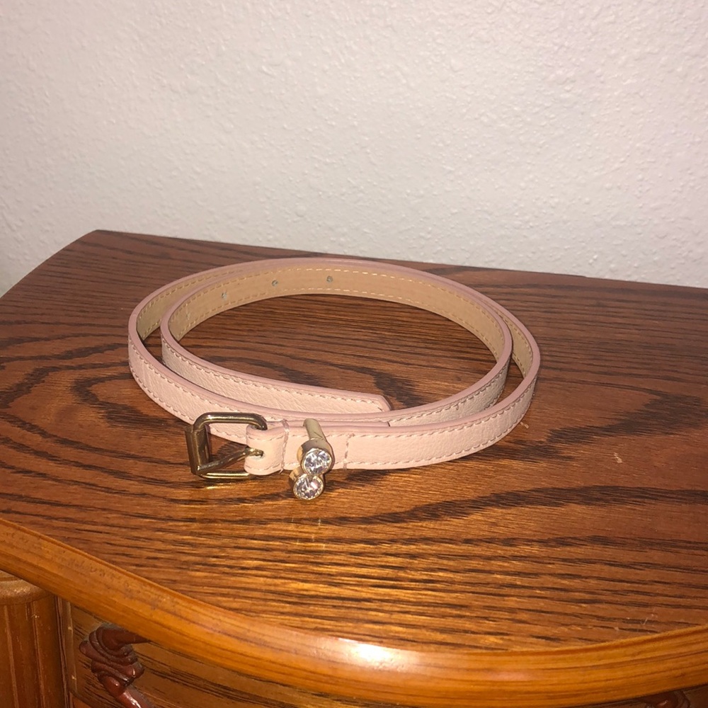 light pink belt